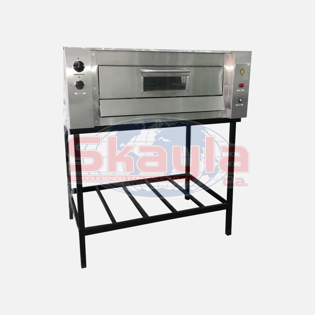 Horno para Pizza - 1 Cámara 2 Bandeja