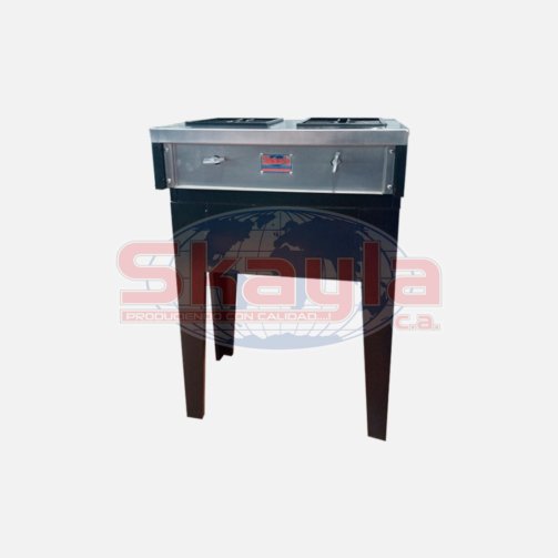 Cocina doméstica de 2 hornillas